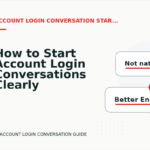 How to Start Account Login Conversations Clearly