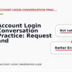 Account Login Conversation Practice: Request and Reply Examples