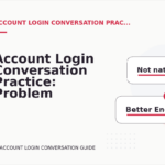 Account Login Conversation Practice: Problem and Solution Replies