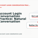 Account Login Conversation Practice: Natural Conversation Lines