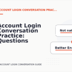 Account Login Conversation Practice: Questions and Answers